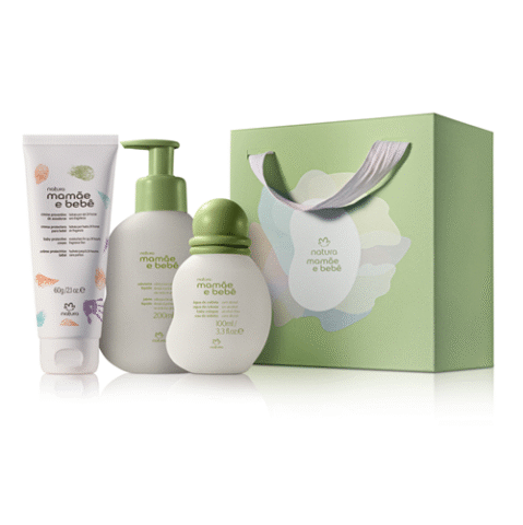 Presente Natura Mamãe e Bebê Momento Chá de Bebê (3 produtos)