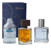 Presente Mini Kaiak + Essencial Masculino + Homem Natura