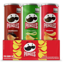 Pringles Pack Promo Salgadinho de Batata Frita 3 Sabores