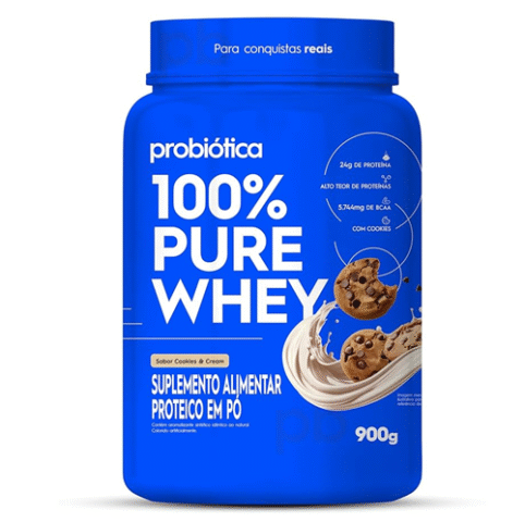 Probiótica 100% Pure Whey Cookies And Cream 900g