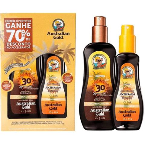 Promopack FPS 30 237ml + Acerador 125ml Australian Gold