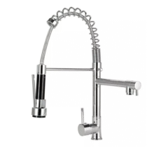 Torneira Gourmet Cozinha Monocomando Com Spray Extensor Água Quente E Fria Pingoo