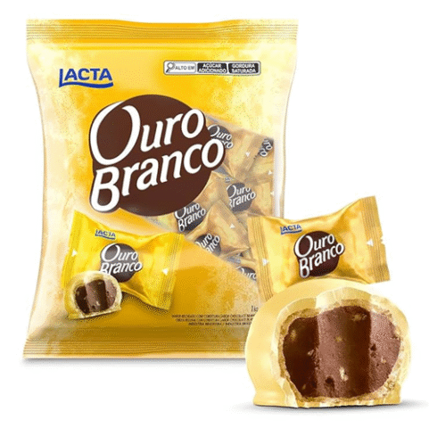 Pacote Chocolate Ouro Branco 1Kg