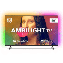 Smart TV Philips 50 Ambilight 4K LED Google TV 50PUG7908/78