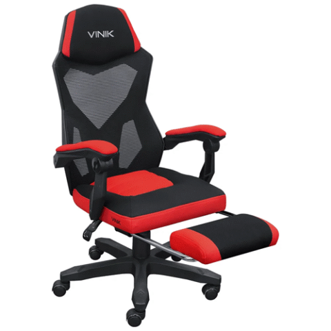 Cadeira Gamer Vinik Rocket Preta e Vermelho