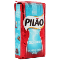 Café Pilão Torrado e Moído Descafeinado Vácuo 250g