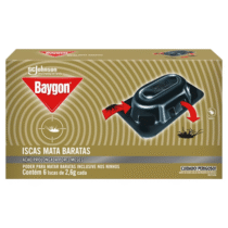 Inseticida Isca Baygon Mata Baratas Caixa 6 Unidades de 2,6g Cada
