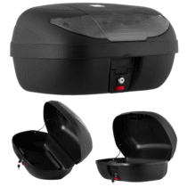 Bauleto para Moto Plástico Superior 45L Pro Tork Refletor Fumê