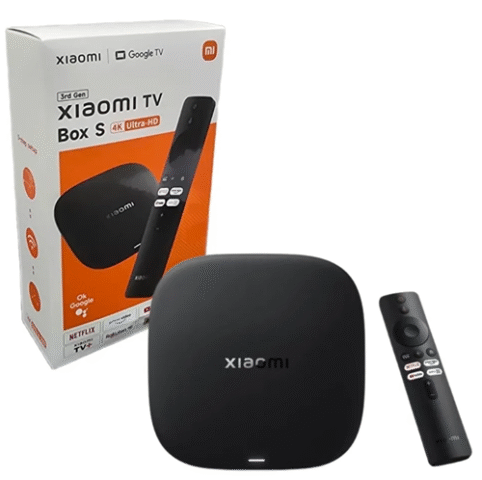 Xiaomi Tv Box S Terceira Geração Google TV 4K