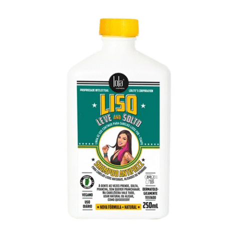 Lola Cosmetics Liso Leve And Solto Shampoo 250ml