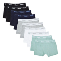 Kit 10 Cuecas Boxer Infantil Elástico Algodão Mash