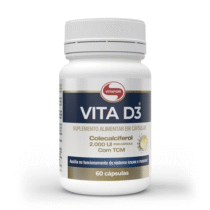 Vita D3 Vitamina D Vitafor 60 Cápsulas