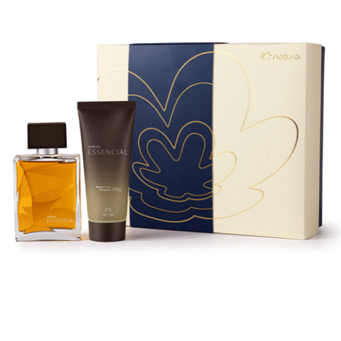 Presente 2 Produtos Natura Essencial com Caixa Presente