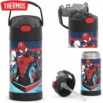 Garrafa Térmica Thermos Homem Aranha Aço Inox 355ml