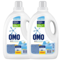 Omo 2 Unidades Det Líquido Puro cuidado 5L