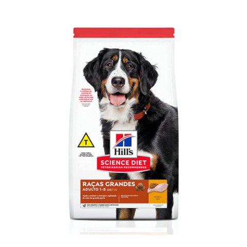 Ração Hill’s Science Diet para Cães Adultos Raças Grandes Sabor Frango 12Kg