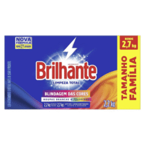 Sabão Em Pó Brilhante Limpeza Total 2,2Kg