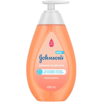 Sabonete Líquido Glicerina Da Cabeça Aos Pés Johnson’s 400ml