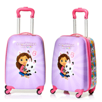 Sestini Mala De Bordo Casa Mágica De Gabby de Policarbonato Pequena Com Rodas 360 Graus