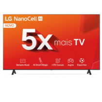 Smart TV LG 65″ 4K UHD NanoCell com IA 65NANO80TSA