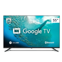 Smart TV Philips 55” 4K UHD, 55PUG7019/78, Google TV, Comando de Voz, HDR