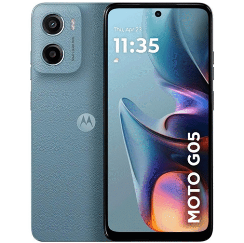 Smartphone Moto G05 com 128GB 12GB (4GB RAM + 8GB Ram Boost) Camera 50MP com AI Bateria de 5200 mAh Tela 6.7″ Cinza