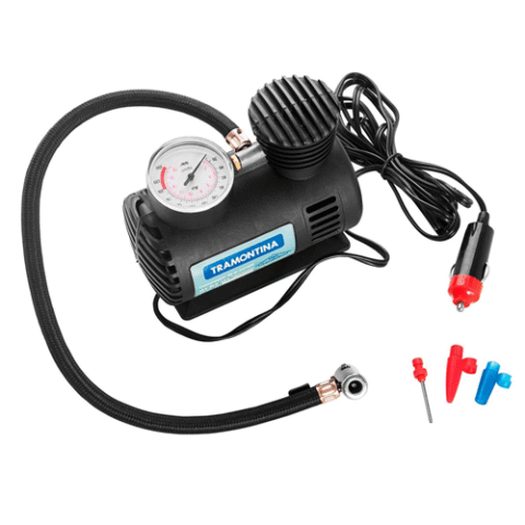 Tramontina Compressor Ar Portatil 12V Potencia 50w Pressao Maxima 300 Psi