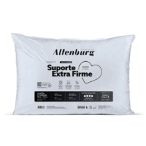 Travesseiro Altenburg Suporte Extra Firme Branco Capa Percal 180 Fios 100% Algodão