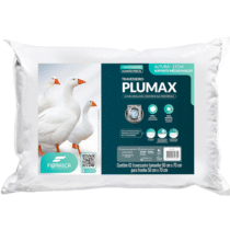 Travesseiro Plumax Percal Lavavel Toque de Pluma Fibrasca