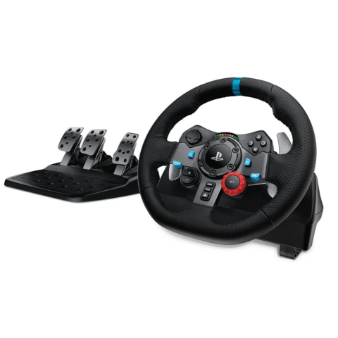 Volante e Pedais Logitech G29 Driving Force com Force Feedback (PS5, PS4, PS3 e PC)