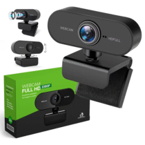 Webcam Camera Full Hd Zoom 1080p 360 Graus Streamcam Usb 2.0 Com Microfone Floresta Urbana