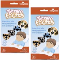 2 Unidades Termo Friends Adesivo Monitor de Febre BabyDeas