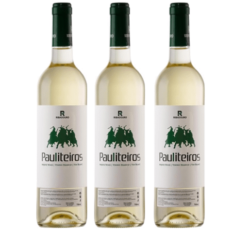 3 Unidades Pauliteiros Vinho Português Branco 750ml