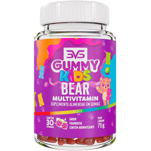 3VS Nutrition Gummy Multivitaminico Kids Ursinho 30 Gomas 2500mg Framboesa