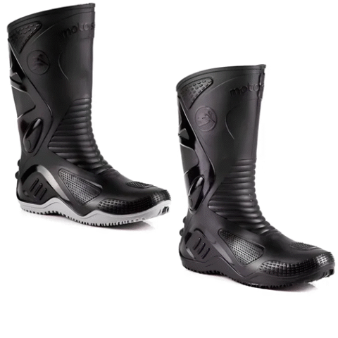 Bota Chuva Motociclista Impermeavel Antiderrapante