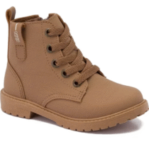 Bota Klin Infantil Masculino Com Zíper Cadarço Original (2 cores)