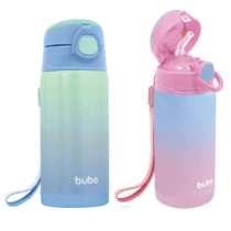 BUBA Copo Termico Parede Dupla Com Canudo