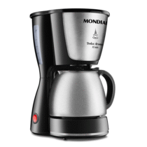 Cafeteira Elétrica Dolce Arome Mondial Com Jarra Inox 550W Preto/Prateado 110V