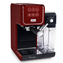 Cafeteira Espresso Oster PrimaLatte Touch Red