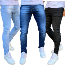 Calça Jeans Zilak Masculina Original Elastano Lycra (3 cores)