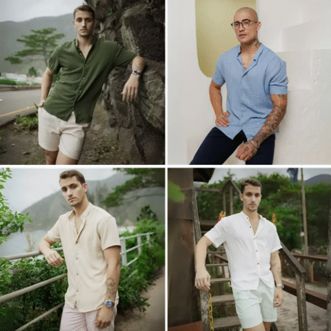 Camisa Legacy Manga Curta Gola Padre