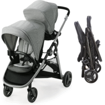 Carrinho de Bebê Gêmeos Passeio Ready2Grow LX 2.0 Graco