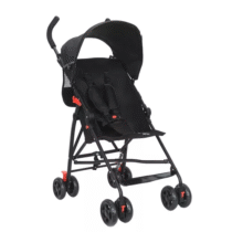 Carrinho De Bebê Passeio Guarda Chuva Movee Maxi Baby Preto