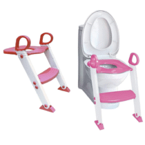 Clingo Redutor de Assento com Degrau Rosa