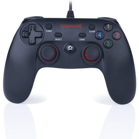 Controle com Fio para Computador e 16 Botões de Comando Redragon