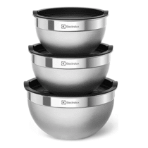 Electrolux Conjunto 3 Bowls Tigelas Inox e Tampa Plástica