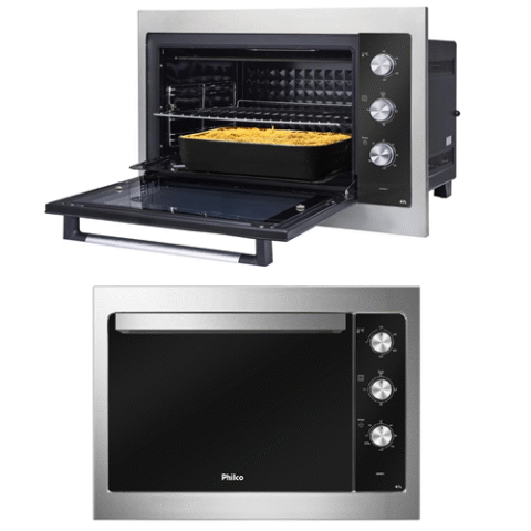 Forno Elétrico de Embutir Philco 47L Esmaltado PFE47E Dupla Resistência 220V