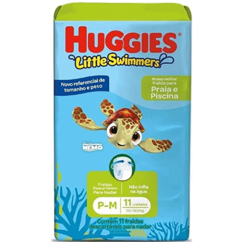 Fralda Huggies Little Swimmers P/M 11 Unidades