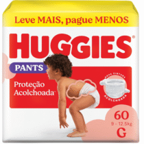 Fralda Huggies Supreme Care Roupinha G 60 Unidades