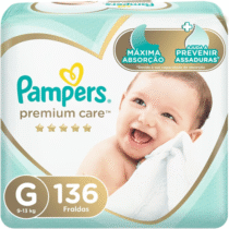 Fralda Pampers Premium Care G 136 Unidades